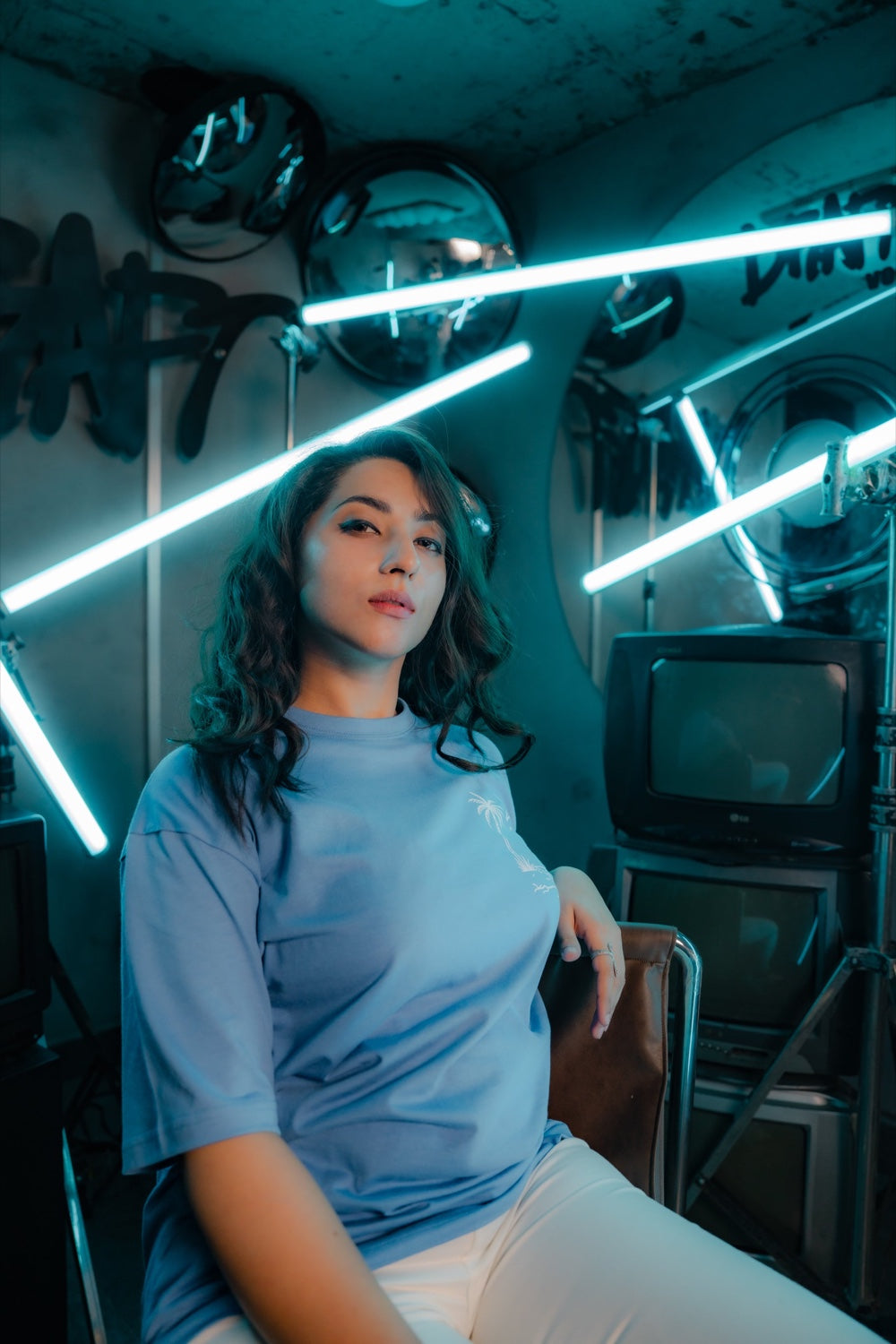 Blue Sunset Escape Tee - Women