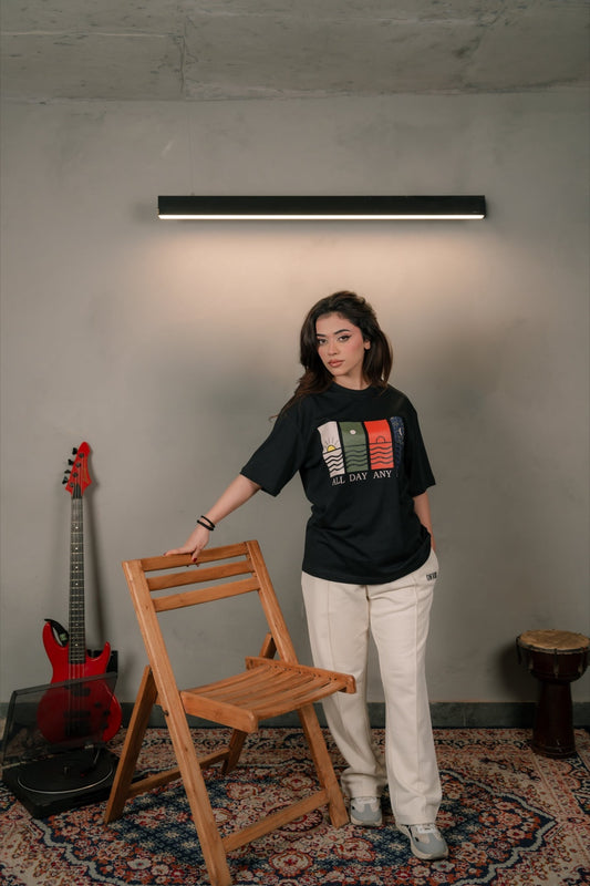 Black Sun To Moon Tee - Women