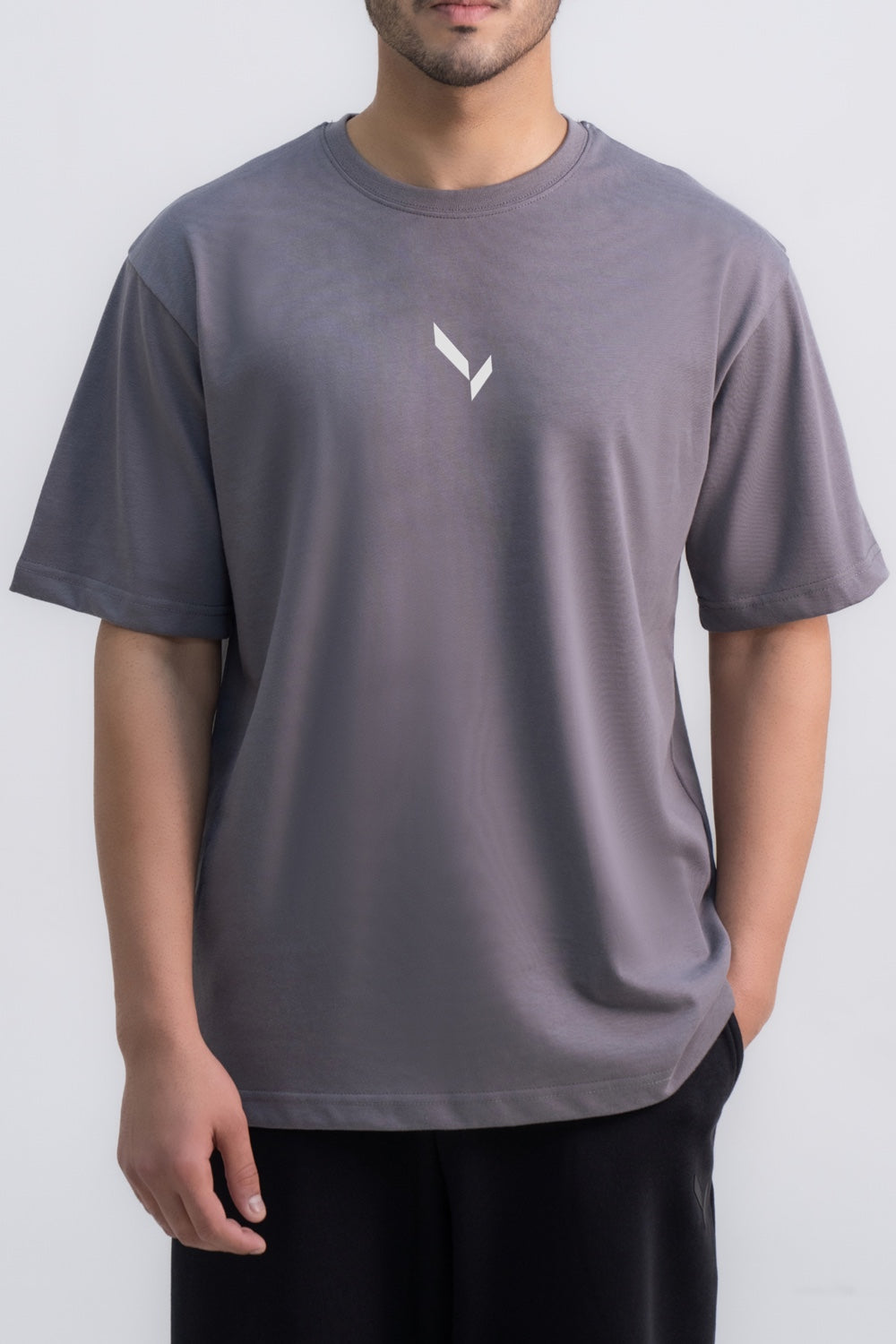 Signature Tee - Steel Grey