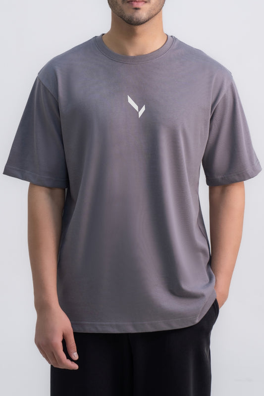 Signature Tee - Steel Grey