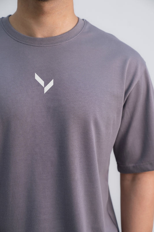 Signature Tee - Steel Grey
