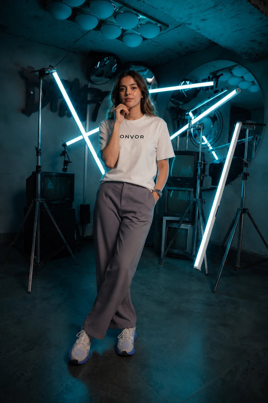 Stamp Tee - White - Women
