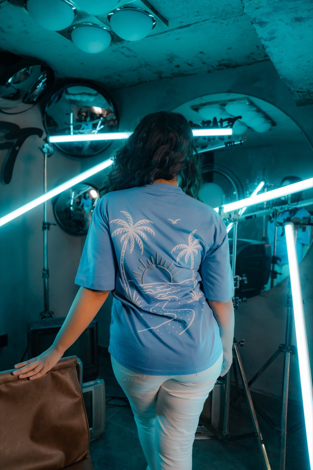 Blue Sunset Escape Tee - Women