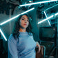 Blue Sunset Escape Tee - Women
