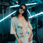 Cream Daily Icons Tee - Women