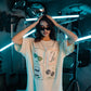 Cream Daily Icons Tee - Women