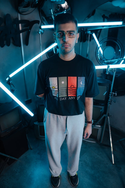 Black Sun To Moon Tee - Men