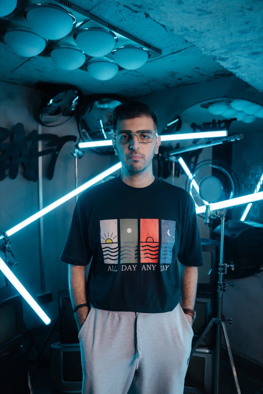 Black Sun To Moon Tee - Men