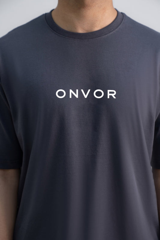 Stamp Tee - Charcoal